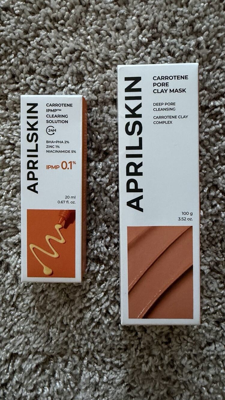 Duo Aprilskin Carrotene Acne Clearing Solution & Pore Clay Reset
